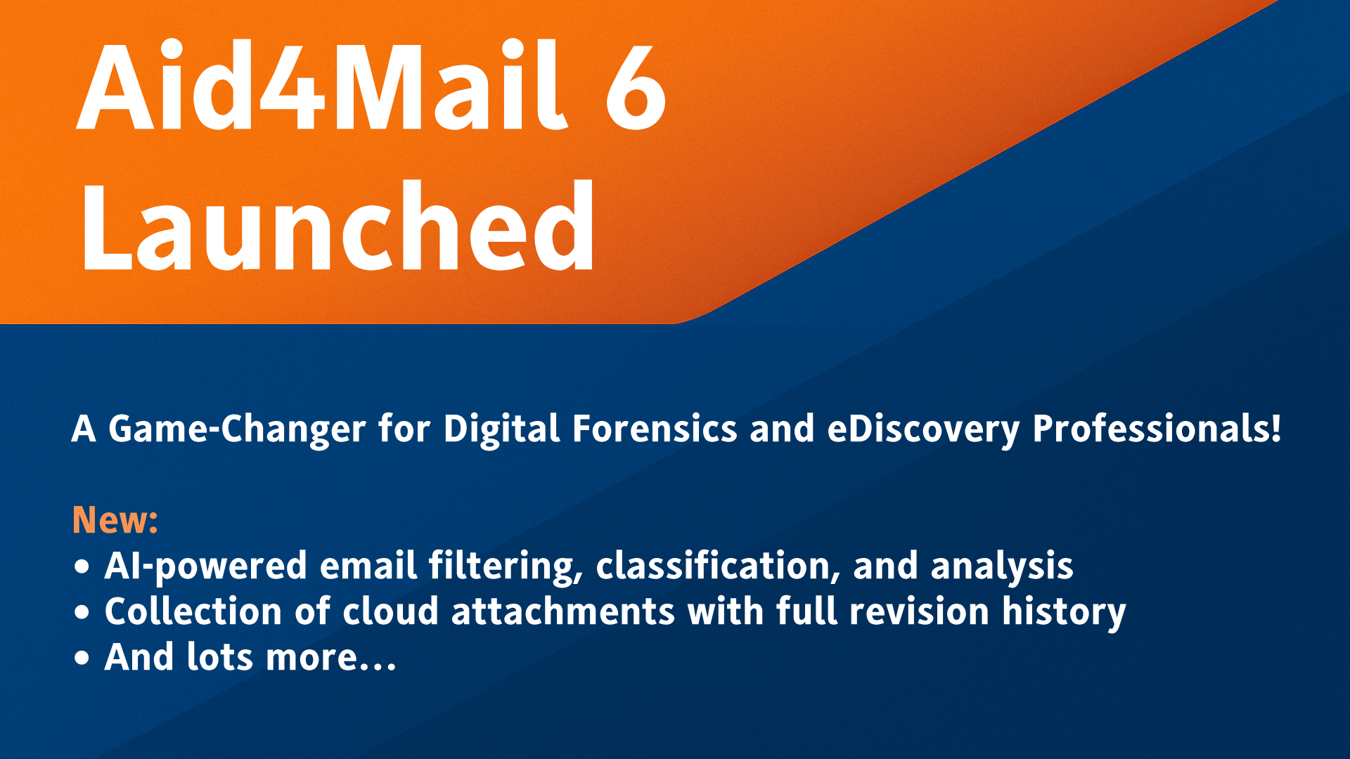 Aid4Mail 6 Launched